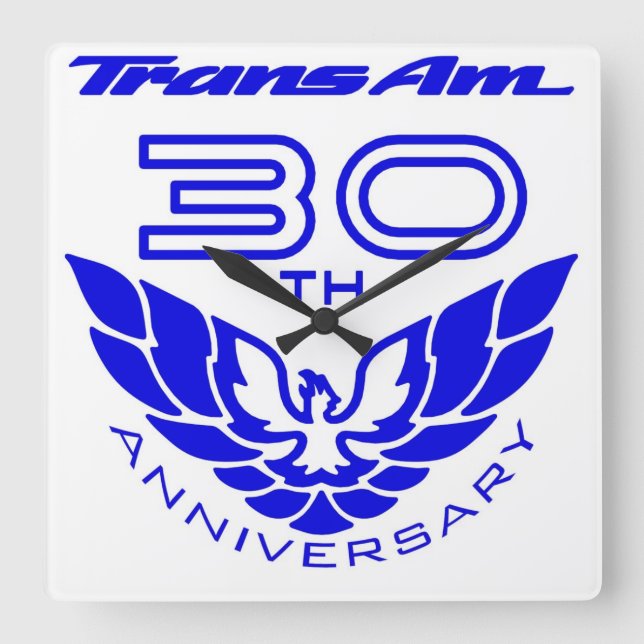 30th anniversary trans am clock (Front)