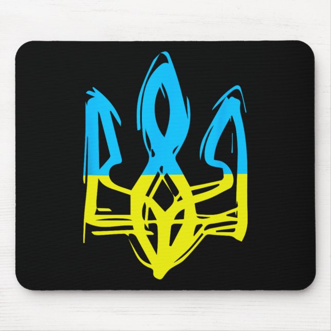 30th Anniversary Ukrainian Independence - Trident  Mouse Pad (Front)