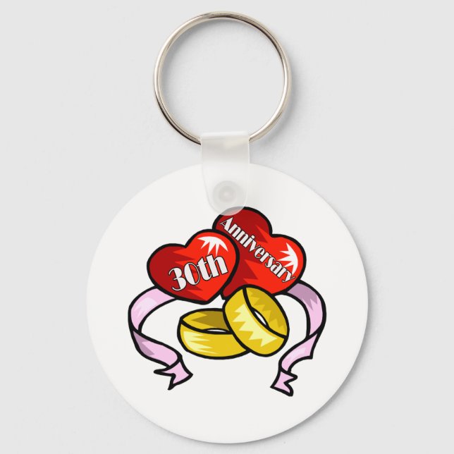 30th anniversary w key ring (Front)