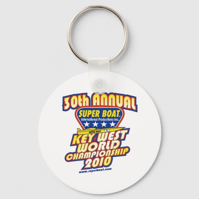 30th Annual Key West World Championship Key Ring (Front)