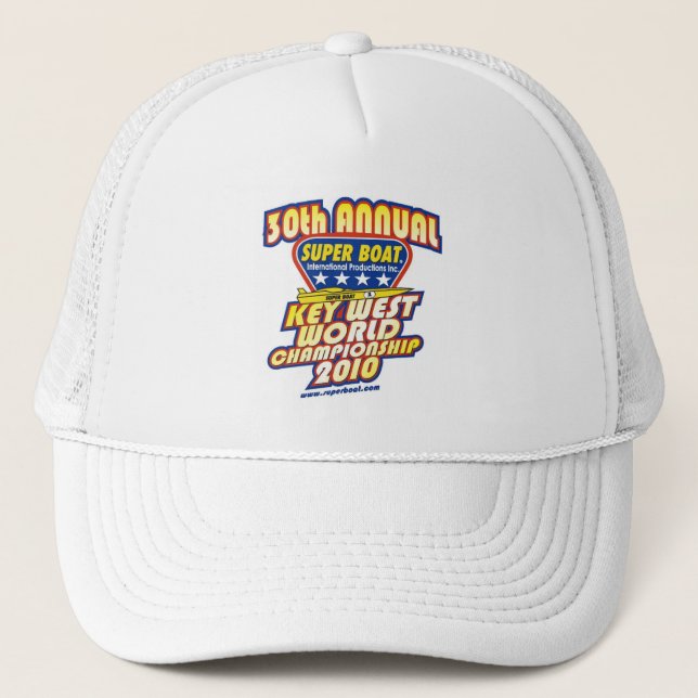 30th Annual Key West World Championship Trucker Hat (Front)