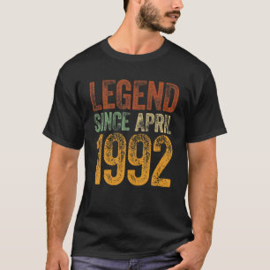 30Th Birthday April Born 30 Years Legend Since 199 T-Shirt