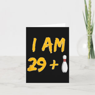 30th Birthday Bowling Shirt Bowler Gift Party Card