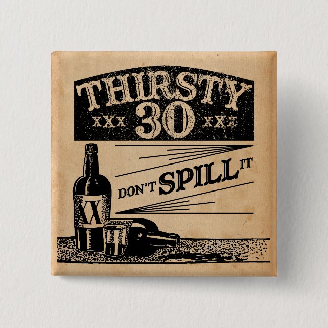 30th Birthday Button (Front)