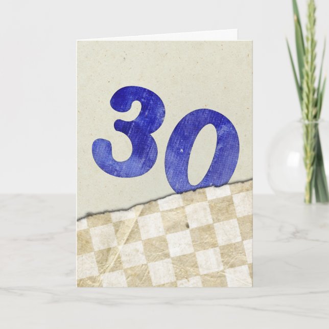 30th Birthday Card (Front)