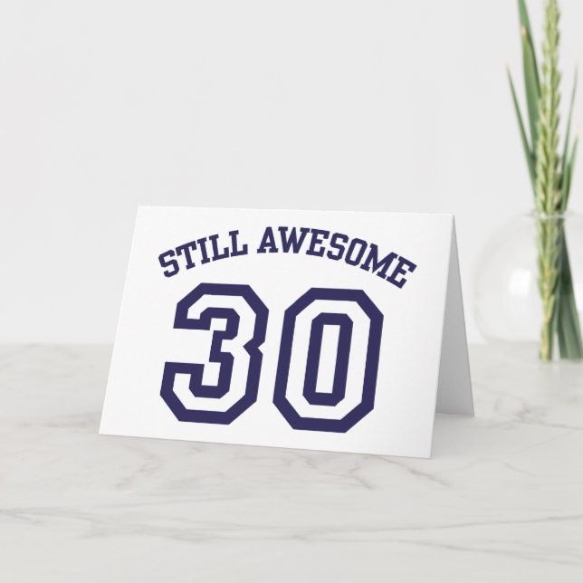 30th Birthday Card (Front)