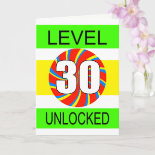 30th Birthday Computer Gamer Card