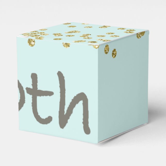 30th Birthday Confetti Favour Box (Front Side)