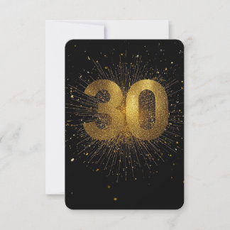 30th Birthday Confetti Invitation Dirty Thirty Ele