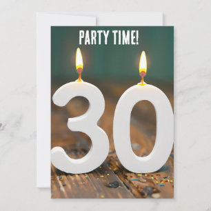 30TH BIRTHDAY CUSTOM PARTY INVITATIONS