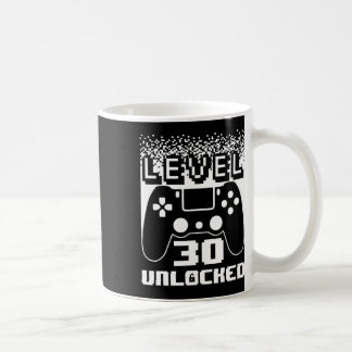 30th Birthday For Men Level 30 Unlocked Gamer 30 Y Coffee Mug