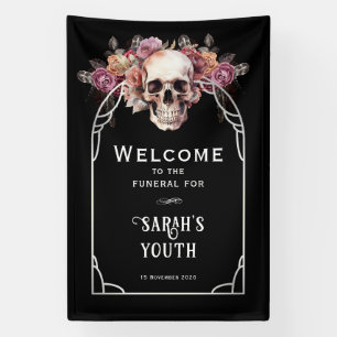 30th Birthday Funeral Welcome  Banner