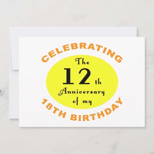 30th Birthday Gag Gift Card (Front)