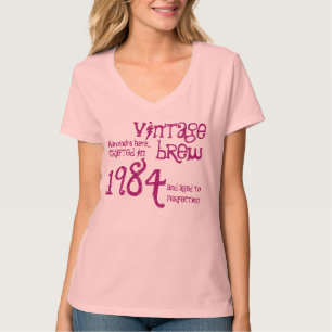 30th Birthday Gift 1984 Vintage Brew For Her V02 T-Shirt