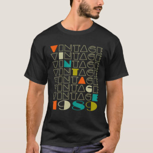 30Th Birthday Gift Vintage 1989 Classic Men Women T-Shirt