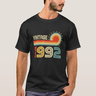 30th Birthday Gift Vintage 1992 Retro Bday 30 T-Shirt