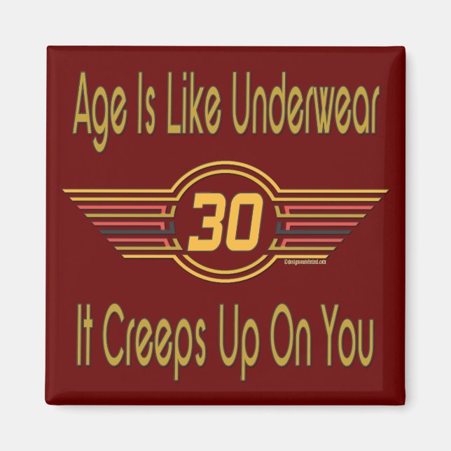 30th Birthday Gifts Magnet (Front)