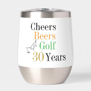 30th Birthday Golf Party Cheers Beers