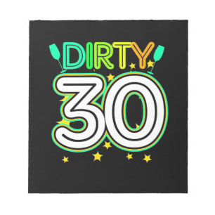 30th Birthday   Happy 30th Birthday Notepad