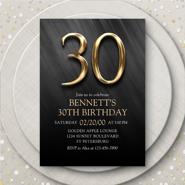 30th Birthday Invitation (Creator Uploaded)