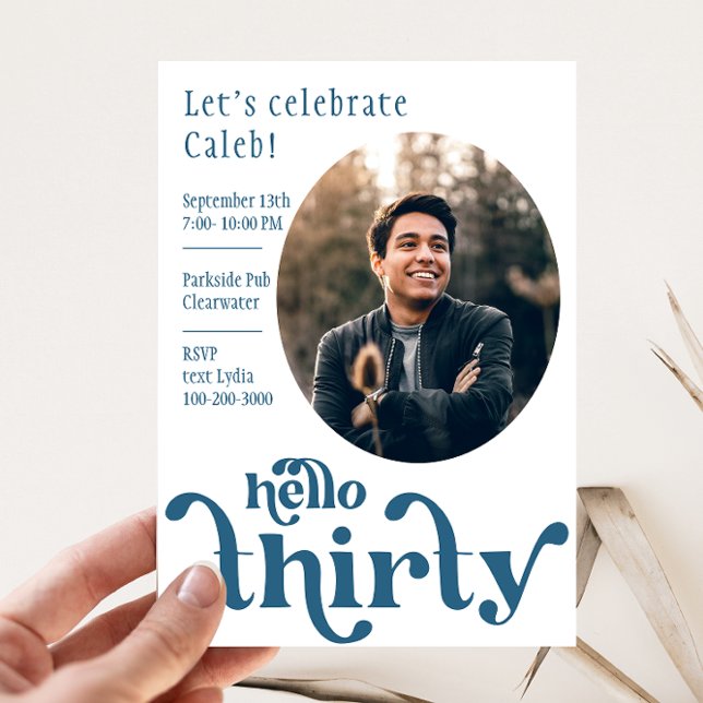 30th Birthday Invitation for him (Creator Uploaded)
