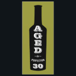 30th Birthday Invitations Wine Aged to Perfection<br><div class="desc">A great birthday party toast for the 30 year old wine-loving lush in your life! This wine bottle design labelled with "Aged to Perfection" lets everyone know your oenophile has great taste, a great sense of humour and a great vintage. Give it as an over-the-hill roast gift or for their...</div>