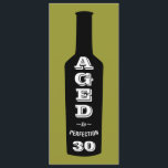 30th Birthday Invitations Wine Aged to Perfection<br><div class="desc">A great birthday party toast for the 30 year old wine-loving lush in your life! This wine bottle design labelled with "Aged to Perfection" lets everyone know your oenophile has great taste, a great sense of humour and a great vintage. Give it as an over-the-hill roast gift or for their...</div>