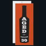 30th Birthday Invitations Wine Aged to Perfection<br><div class="desc">A great birthday party toast for the 30 year old wine-loving lush in your life! This wine bottle design labelled with "Aged to Perfection" lets everyone know your oenophile has great taste, a great sense of humour and a great vintage. Give it as an over-the-hill roast gift or for their...</div>