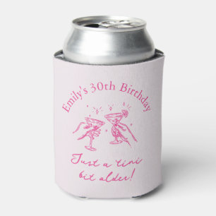30th Birthday “Just a Tini Bit Older” Martini Can Cooler