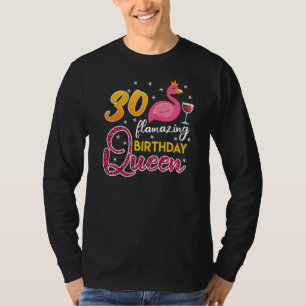 30th Birthday Ladies 30 Years Flamazing Flamingo T-Shirt