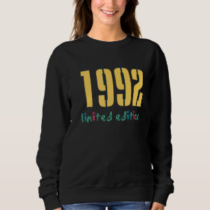 30th Birthday Ladies Mens 30 Years 1992 31 Sweatshirt