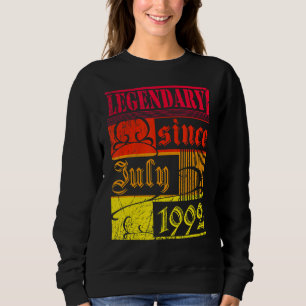 30th Birthday Legendary Since July 1992 Vintage Re Sweatshirt