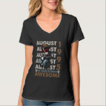30th Birthday Legends August 1995 30 Years Old Dog T-Shirt<br><div class="desc">30th Birthday Legends August 1995 30 Years Old Dog Lover</div>