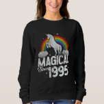 30th Birthday Magical Since 1995 Vintage Unicorn R Sweatshirt<br><div class="desc">30th Birthday Magical Since 1995 Vintage Unicorn Rainbow</div>