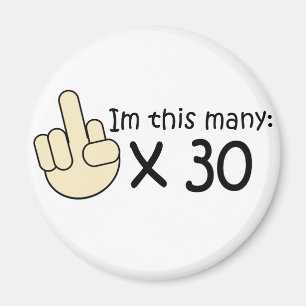 30th Birthday Magnet