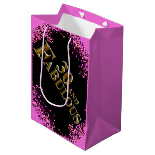 30th Birthday Medium Gift Bag