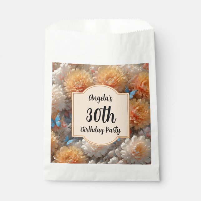 30th Birthday Party Favour Bags (Front)
