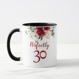 30th Birthday Party Floral Mug
