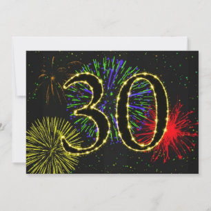 30th birthday party invitate invitation