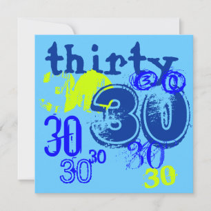 30th Birthday Party Invitation