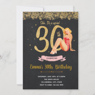 30th Birthday Party Invitation