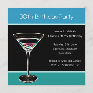 30th Birthday Party Invitation