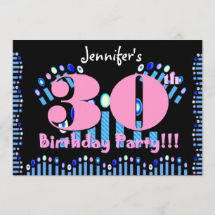 30th Birthday Party Invitation Template