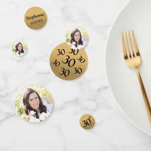 30th Birthday Photo Confetti