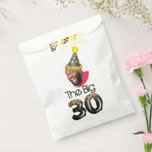 30th Birthday Photo Simple Funny Favour Bags