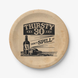 30th Birthday Plates