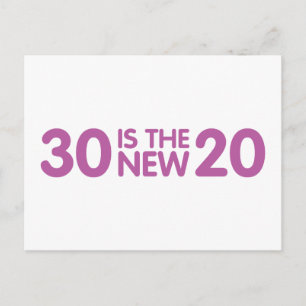 30th Birthday Postcard