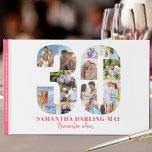 30th Birthday Remember When ... Pink Photo Collage Guest Book<br><div class="desc">This personalised photo guest book is a lovely milestone birthday keepsake for a 30th Birthday. You can either let the guests at the 30th birthday party celebration add their well wishes and reminiscences or, if you're not having a party, you can pre-fill it with photos and "remember when ... ",...</div>