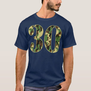 30th Birthday Soldier Number 30 Year Old Military T-Shirt