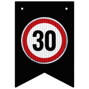 30th Birthday Speed Limit Sign - ANY AGE
